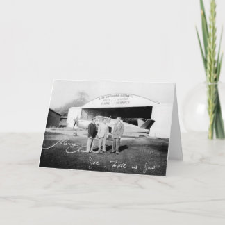 Tarjeta de Navidades del aeropuerto Rare Zahns