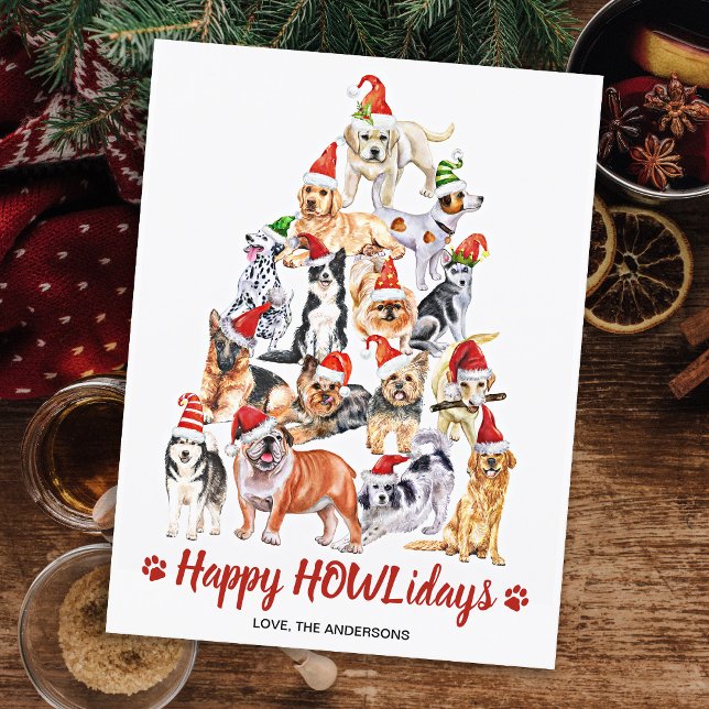 Tarjeta de Navidades del amante de los perros de B (Subido por el creador)