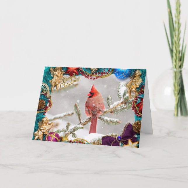 Tarjeta de Navidades del Cardenal de Nieve (Anverso)