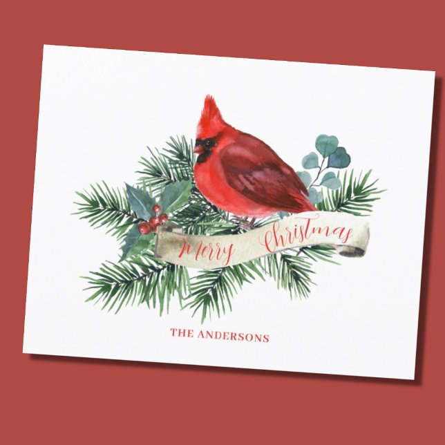 Tarjeta de Navidades del Cardenal Rojo Presupuesta (Subido por el creador)