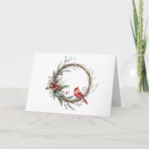 Tarjeta de Navidades del Cardenal Wreath