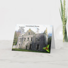 Tarjeta de Navidades del castillo de Carmichael Cl
