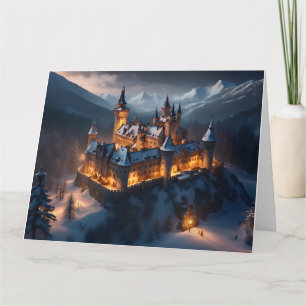 Tarjeta de Navidades del Castillo de Invierno.