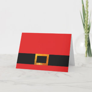 Tarjeta de Navidades del Cinturón de Santa Claus