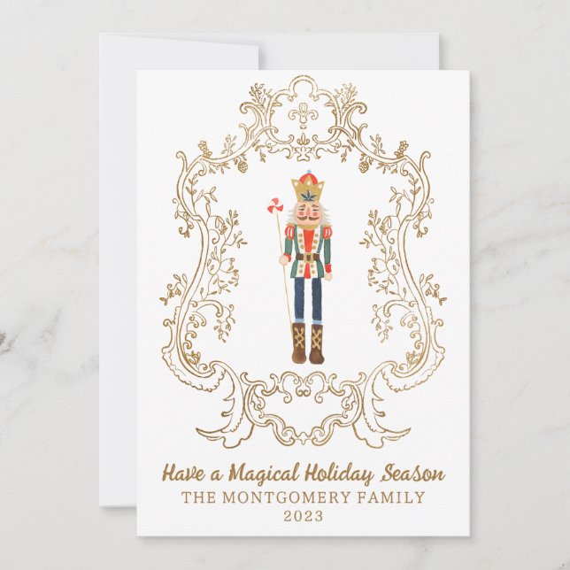 Tarjeta de Navidades del Escudo de oro del Ballet  (Anverso)