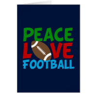 Tarjeta de Navidades del jugador de fútbol Peace L