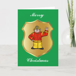 Tarjeta de Navidades del lenguaje de Rótulo de Fir