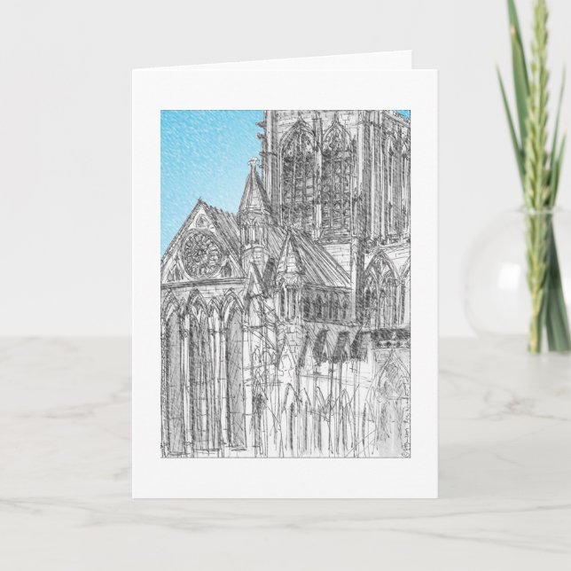 Tarjeta de Navidades del ministro de York (Anverso)