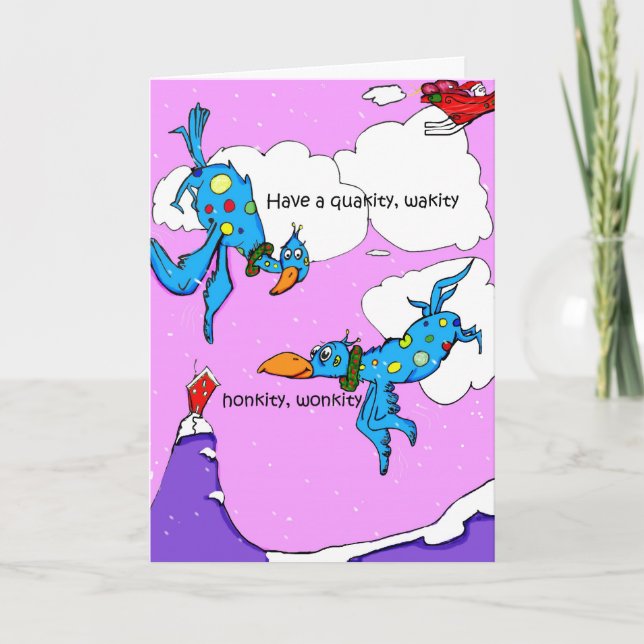 Tarjeta de navidades del navidad Cheer (Anverso)