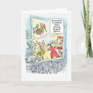 Tarjeta de Navidades del Sr. y la Sra. Claus