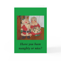 Tarjeta de Navidades del Sr. y la Sra. Claus