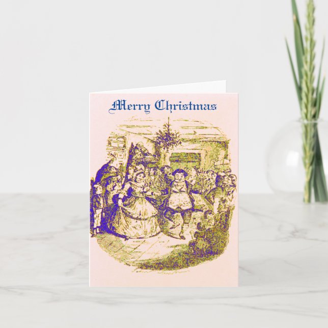 Tarjeta de Navidades Dickens (Anverso)