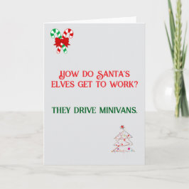 Tarjeta de Navidades diseñada por papá