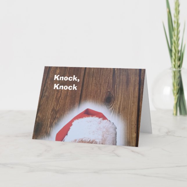 Tarjeta de Navidades divertidos (Anverso)