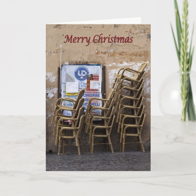 Tarjeta de Navidades divertidos (Anverso)