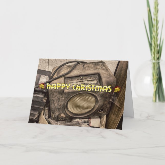 Tarjeta de Navidades divertidos (Anverso)