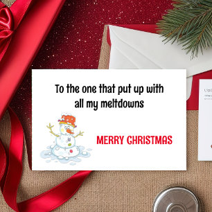 Tarjeta de Navidades divertidos