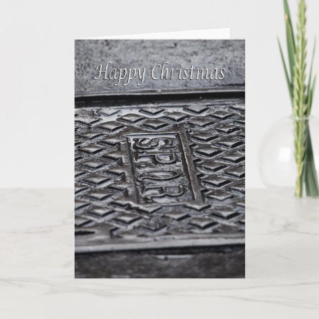 Tarjeta de Navidades divertidos (Anverso)