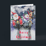 Tarjeta de Navidades divertidos con amigos felices<br><div class="desc">Tarjetas de navidad con amigos felices - o Elija / Añada su texto único / nombre / color - Hacer su regalo de tarjeta de Navidades especiales - Redimensionar y mover o eliminar y agregar elementos / texto con herramienta de personalización ! Dibujo y diseño por MIGNED. Por favor, vea...</div>