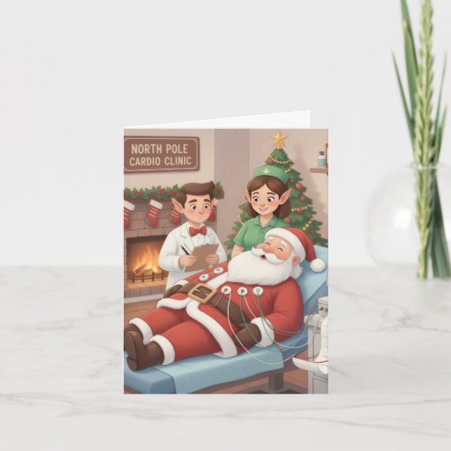 Tarjeta de Navidades divertidos/cortos para técnic (Anverso)