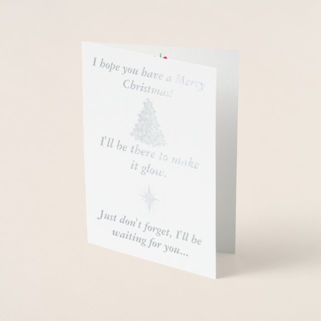 Tarjeta de Navidades divertidos de Bambi (Anverso)