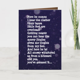 Tarjeta de Navidades divertidos de un amante del p