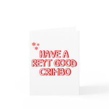 tarjeta de navidades divertidos de yorkshire