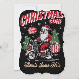 Tarjeta de Navidades divertidos - Humor de vacacio