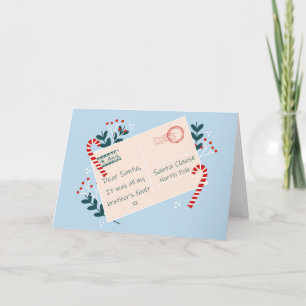 Tarjeta de Navidades divertidos para el humor inge