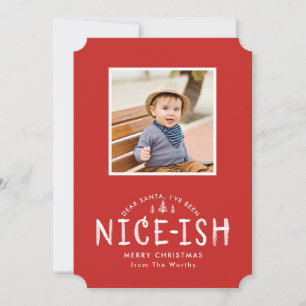 Tarjeta de Navidades divertidos para fotos cuadrad