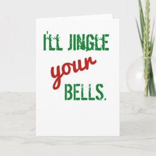 Tarjeta de Navidades divertidos - Voy a doblar tus