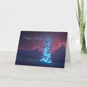 Tarjeta de Navidades divinos nocturnos