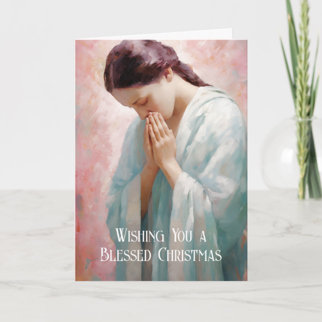 Tarjeta de Navidades divinos sagrados (Anverso)
