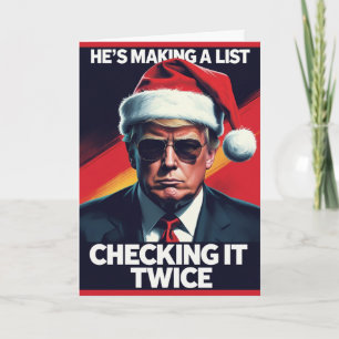 Tarjeta de Navidades Donald Trump Crear un diseñ