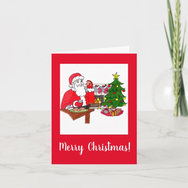 Tarjeta de Navidades "dulces" (Anverso)