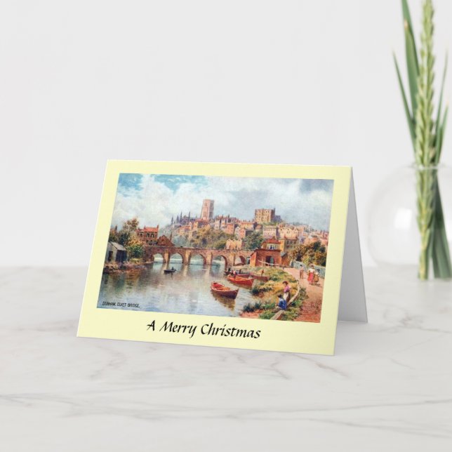 Tarjeta de Navidades - Durham, Inglaterra (Anverso)