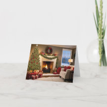 Tarjeta de Navidades elegante y moderno