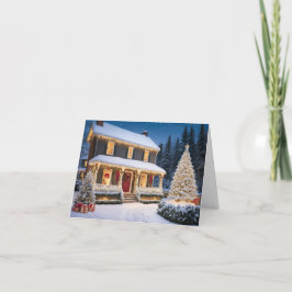 Tarjeta de Navidades elegante y moderno