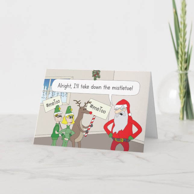 Tarjeta de Navidades "Elven Alegations" (Anverso)