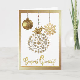 Tarjeta de Navidades empresariales con Navidades