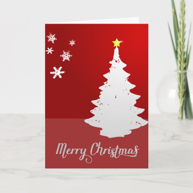Tarjeta de Navidades empresariales con Navidades T (Anverso)