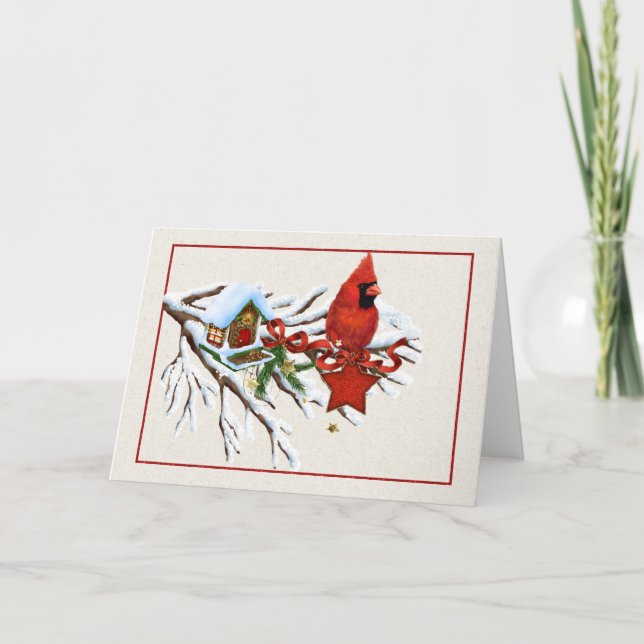 Tarjeta de Navidades empresariales con Navidades T (Anverso)