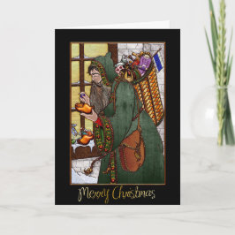 Tarjeta de Navidades empresariales con Santa