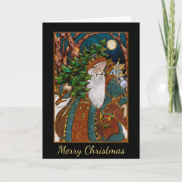 Tarjeta de Navidades empresariales con Santa