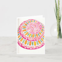 Tarjeta de Navidades en blanco - Bauble de Navidad