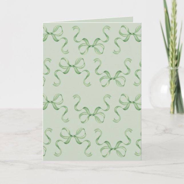 Tarjeta de Navidades en blanco con arcos de color  (Anverso)