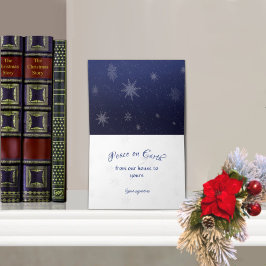 Tarjeta de Navidades encantados del cardenal fores