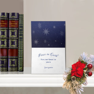 Tarjeta de Navidades encantados del cardenal fores