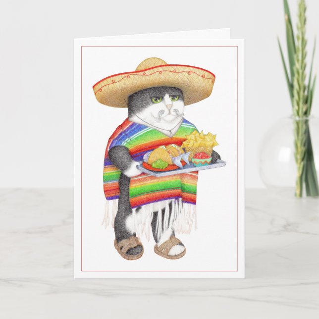 Tarjeta de Navidades española WENDELITO (Anverso)