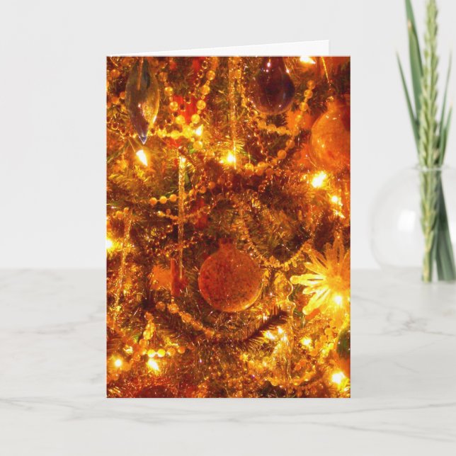 Tarjeta de Navidades esparkling (Anverso)